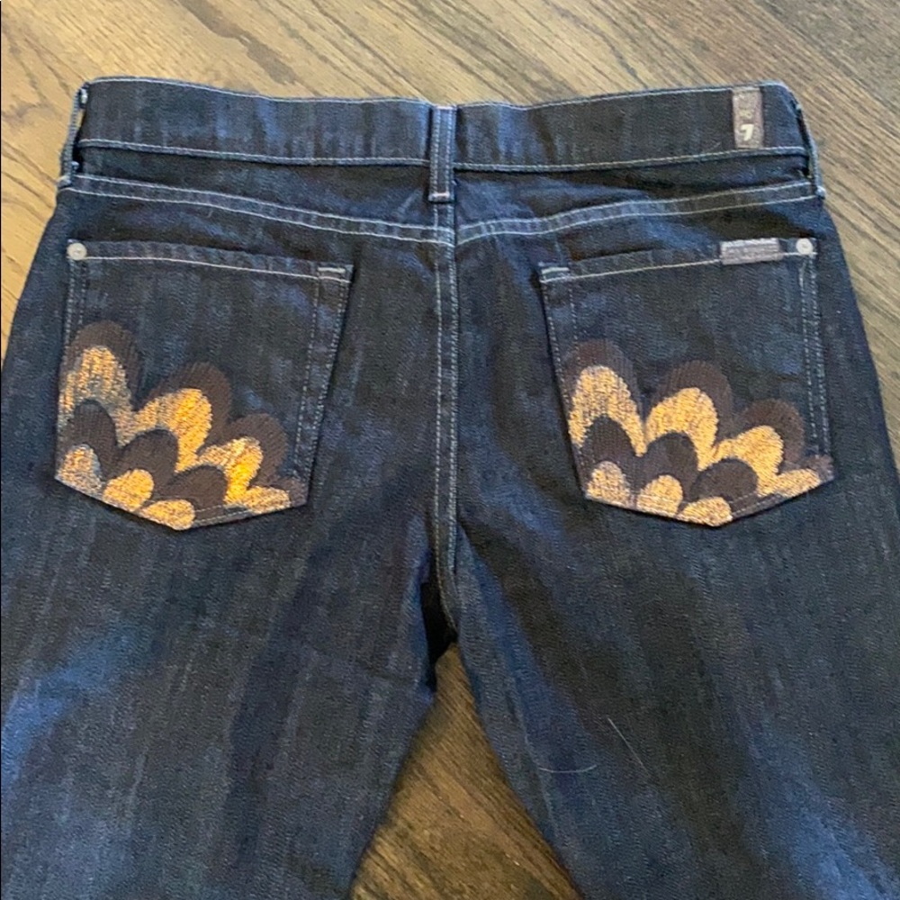 7 For All Mankind Bootcut Jeans  size 30, Rise 8", inseam 33"
